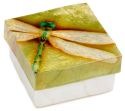 Kubla Crafts Capiz 1740E Green Dragonfly Capiz Box