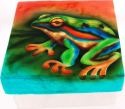 Kubla Crafts Capiz 1741 Frog Capiz Box