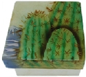 Kubla Crafts Capiz 1777 Cactus Capiz Box