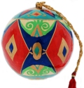 Kubla Crafts Cloisonne 1803 Ball Ornament