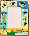 Kubla Crafts Bejeweled Enamel 1811N Wooden Hand Painted Nursery Rhyme Frame