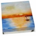 Kubla Crafts Capiz 1577 Sunset Capiz Box