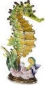 Kubla Crafts Bejeweled Enamel 3413YG Seahorse Box