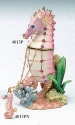 Kubla Crafts Bejeweled Enamel 4013P Pink Seahorse Box