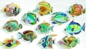 Kubla Crafts Cloisonne 4390 Fish Ornament Set of 12