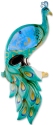 Kubla Crafts Capiz 2115A Peacock Capiz Night Light