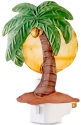 Kubla Crafts Capiz 2115C Palm Tree Capiz Night Light