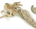 Kubla Crafts Capiz 2140XL Mermaid with Shells Wall Decor