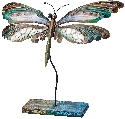 Kubla Crafts Capiz 2143 Dragonfly Capiz