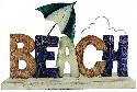Kubla Crafts Capiz 2145 Capiz Wood Beach Tabletop