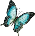 Kubla Crafts Capiz 2147 Butterfly Capiz Wall Decor Set of 2