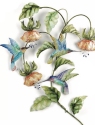 Kubla Crafts Capiz 2166 Metal Hummingbird Wall Decor