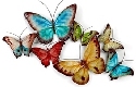 Kubla Crafts Capiz 2167 Capiz Butterfly Wall Decor