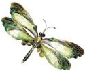 Kubla Crafts Capiz 2169 Dragonfly Capiz Wall Decor Set of 2