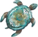 Kubla Crafts Capiz 2171 Sea Turtle Capiz and Metal Wall Decor