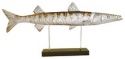 Kubla Crafts Capiz 2191 Barracuda Metal Figure