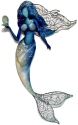 Kubla Crafts Capiz 2207 Mermaid Capiz Wall Decor