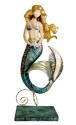 Kubla Crafts Capiz 2220N Mermaid On Stand