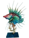 Kubla Crafts Capiz 2233N Large Lionfish Capiz Tabletop Décor