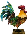 Kubla Crafts Capiz 2235N Rooster Capiz Tabletop Décor