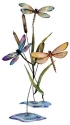 Kubla Crafts Capiz 2241N Dragonflies with Cattails Wall Décor