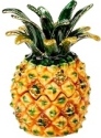 Kubla Crafts Bejeweled Enamel 3149 Pineapple Box