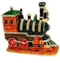 Kubla Crafts Bejeweled Enamel 2805N Locomotive Box
