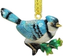 Kubla Crafts Cloisonne 2871 Bejeweled Bluejay Ornament