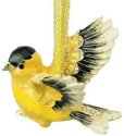 Kubla Crafts Bejeweled Enamel 2878 Jeweled Enamel Goldfinch Ornament