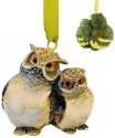 Kubla Crafts Bejeweled Enamel 2893 Jeweled Enamel Owl Couple Ornament