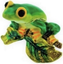 Kubla Crafts Bejeweled Enamel 2926 Frog Hinged Box