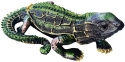 Kubla Crafts Bejeweled Enamel 2934 Lizard Hinged Box