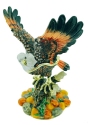 Kubla Crafts Bejeweled Enamel 2944 Eagle Hinged Box