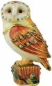 Kubla Crafts Bejeweled Enamel 2949 Owl Hinged Box