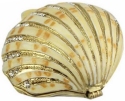 Kubla Crafts Bejeweled Enamel 2951 Seashell Hinged Box