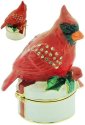 Kubla Crafts Bejeweled Enamel 2993N Cardinal on Box