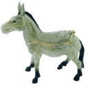 Kubla Crafts Bejeweled Enamel 3008 Large Donkey Box