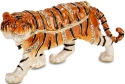 Kubla Crafts Bejeweled Enamel 3024 Tiger Hinged Box