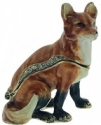 Kubla Crafts Bejeweled Enamel 3047 Red Fox