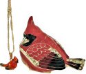 Kubla Crafts Bejeweled Enamel 3073CNN Cardinal Box & Necklace