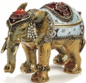 Kubla Crafts Bejeweled Enamel KUB 3085 Elephant Box
