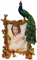 Kubla Crafts Bejeweled Enamel 3106 Peacock Frame