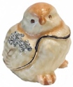 Kubla Crafts Bejeweled Enamel 3121 Chick Box