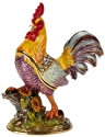 Kubla Crafts Bejeweled Enamel 3150 Rooster Box