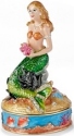 Kubla Crafts Bejeweled Enamel 3168 Mermaid on Box