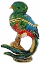 Kubla Crafts Bejeweled Enamel 3178 Quetzel - Quetzalcoatl Box