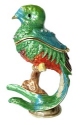 Kubla Crafts Bejeweled Enamel 3178BN Resplendent Quetzal Box