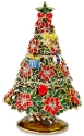 Kubla Crafts Bejeweled Enamel 3195 Christmas Tree Box