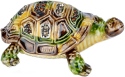 Kubla Crafts Bejeweled Enamel KUB 3227 Tortoise Box