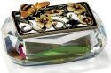 Kubla Crafts Bejeweled Enamel 3259 Enam Top Glass Box Bee